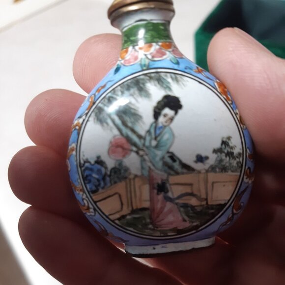Antique Chinese Porcelain Snuff Bottle - Story Art - Picture 4 of 11